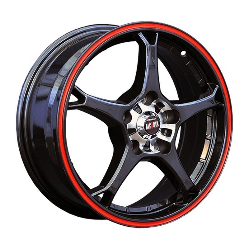 Литой колесный диск Alcasta M11 BKRS 6,5x16 5x112 ET50 D57,1