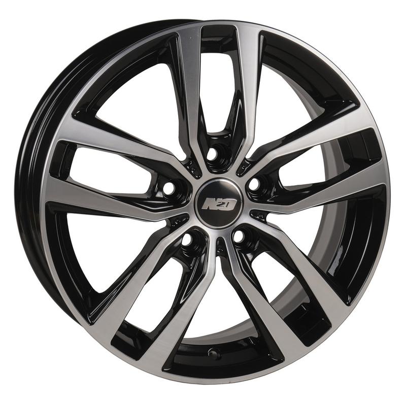 Литой колесный диск N2O V2214 BFP 6,0x16 5x114,3 ET43 D67,1