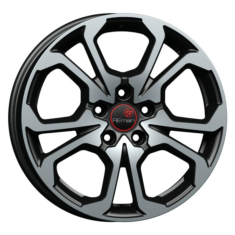 Литой колесный диск Вектор 242 алмаз черный 6,5x17 5x114,3 ET50 D66,1