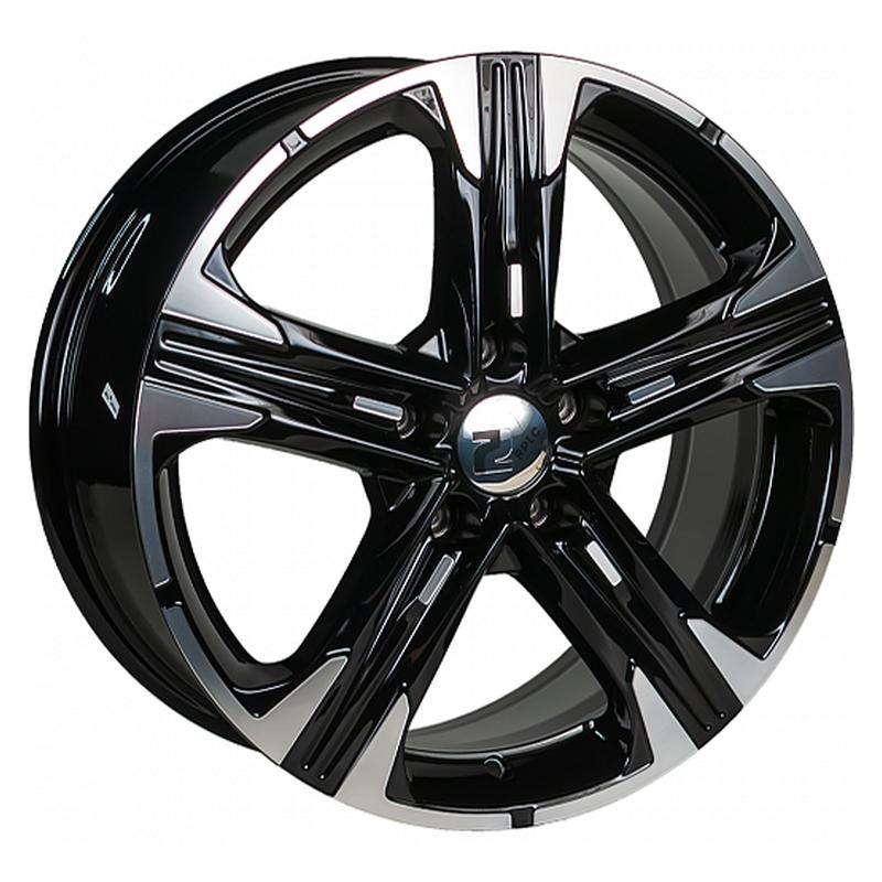 Литой колесный диск Volkswagen Replica VW240 BFP 7,0x17 5х112 ЕТ40 D57,1