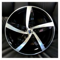 Литой колесный диск K&K КС559 Дольче Вита алмаз черный 7,5x18 5x112 ET45 D66,6