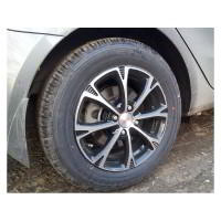 Литой колесный диск K&K КС606 Блюз алмаз черный 6,0x15 4x100 ET37 D60,1