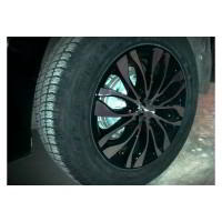 Литой колесный диск K&K КС628 Канзаши алмаз черный 5,5x14 4x100 ET36 D60,1