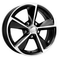 Литой колесный диск K&K КС681 Fluence алмаз черный 6,5x16 5x114,3 ET47 D66,1