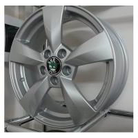 Литой колесный диск K&K КС700 Fabia сильвер 6,0x15 5x100 ET43 D57,1