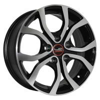 Литой колесный диск Mitsubishi Replica MI107 BKF 6,5x16 5x114,3 ET46 D67,1