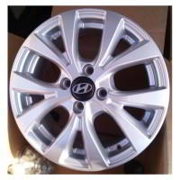 Литой колесный диск K&K КС685 Solaris сильвер 6,0x15 4x100 ET48 D54,1