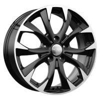 Литой колесный диск K&K КС740 Jetta/Golf алмаз черный 7,0x17 5x112 ET54 D57,1
