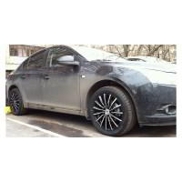 Литой колесный диск K&K КС562 Акцент алмаз черный 7,0x17 5x108 ET50 D63,35