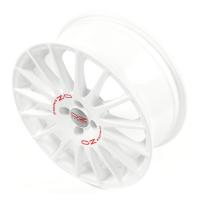 Литой колесный диск OZ Superturismo WRC White Red Lettering 7,0x18 4x108 ET25 D65,1