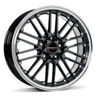 Литой колесный диск Borbet CW2 black rim polished 7,0x17 5x100 ET35 D64,1