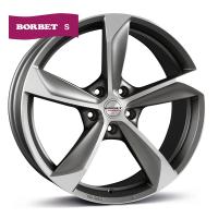 Литой колесный диск Borbet S graphite polished matt 8,0x18 5x120 ET30 D72,5