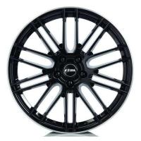 Литой колесный диск Rial KiboX Diamond Black Lip Polished 9,0x20 5x112 ET20 D66,5