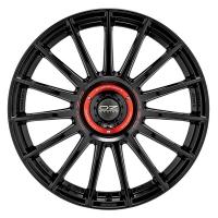 Литой колесный диск OZ Superturismo Evoluzione Gloss Black+Red Lettering 8,0x18 5x112 ET35 D75