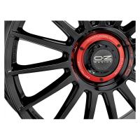 Литой колесный диск OZ Superturismo Evoluzione Gloss Black+Red Lettering 8,0x18 5x112 ET35 D75