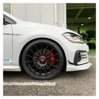 Литой колесный диск OZ Superturismo Evoluzione Gloss Black+Red Lettering 8,0x18 5x112 ET35 D75