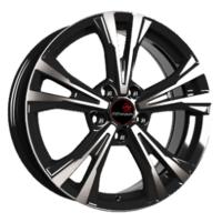 Литой колесный диск Вектор R204 Qashqai алмаз черный 7,0x17 5x114,3 ET40 D66,1