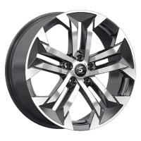 Литой колесный диск K&K КР015 Diamond black gris 7,5x19 5x114,3 ET51 D67,1