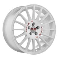 Литой колесный диск OZ Superturismo WRC White Red Lettering 7,0x18 4x108 ET25 D65,1
